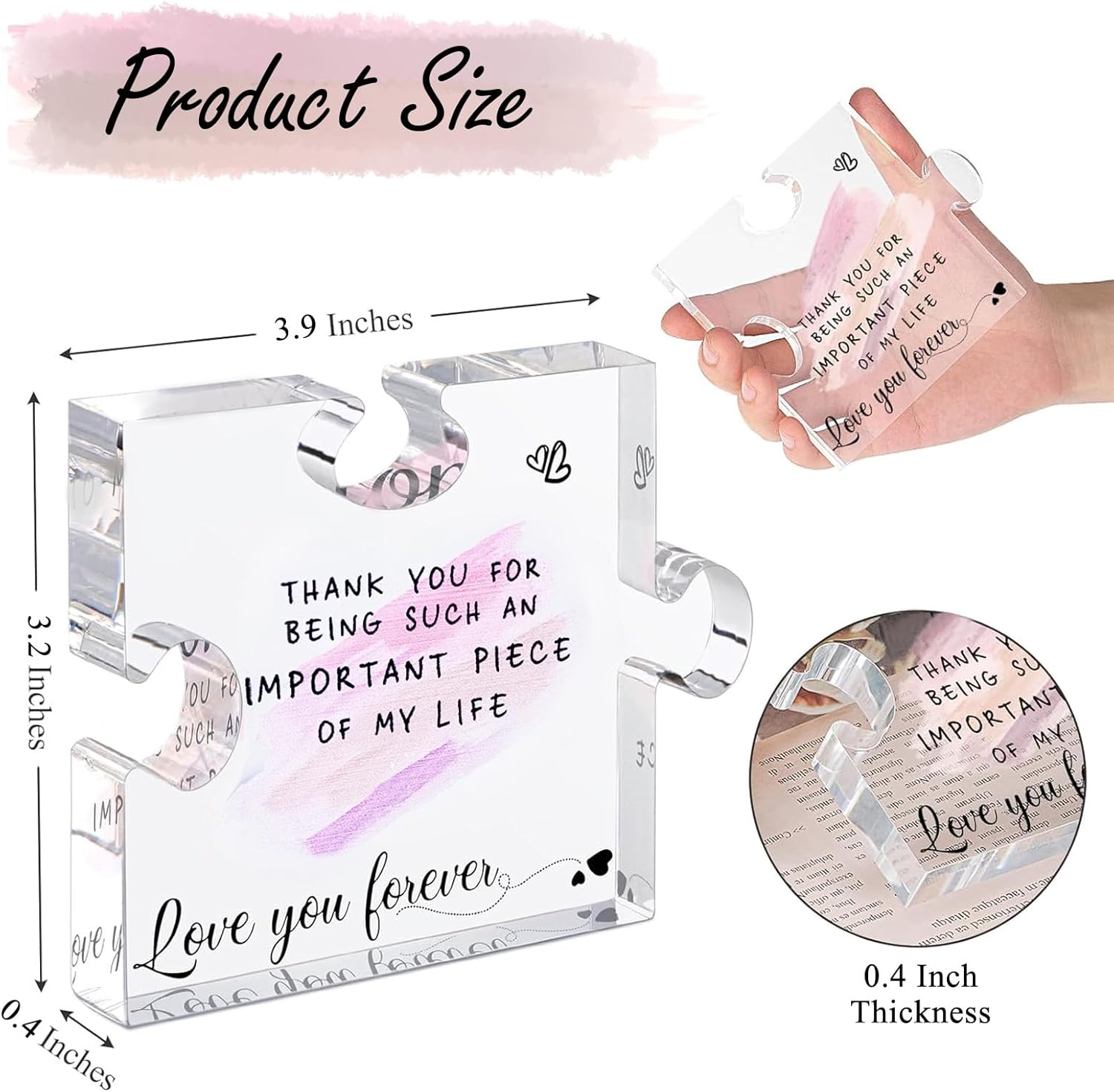 Preserved Real Rose-Eternal Flowers Rose Mothers Day for Mom Women Her Wife Girlfriend on Birthday Valentines with I Love You Necklace 100 Languages Romantic Gift - Image 8