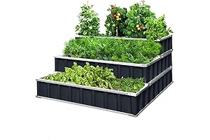 3-Tier Raised Garden Bed for Elevated Gardening Delights