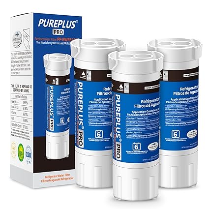 PUREPLUS XWF Replacement For GE XWF Refrigerator Water Filter Pack of 3