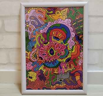 サイケデリックアート　絵画 サイケデリック ーーー #サイケデリック #サイケデリックアート