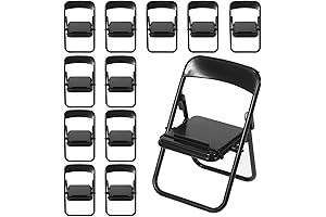 STOBOK 12 Mini Folding Chair Cell Phone Stands
