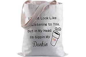 Dunkin Donuts Apparel: The BLUPARK Donuts Lover Gift Coffee Lover's Shopping Bag