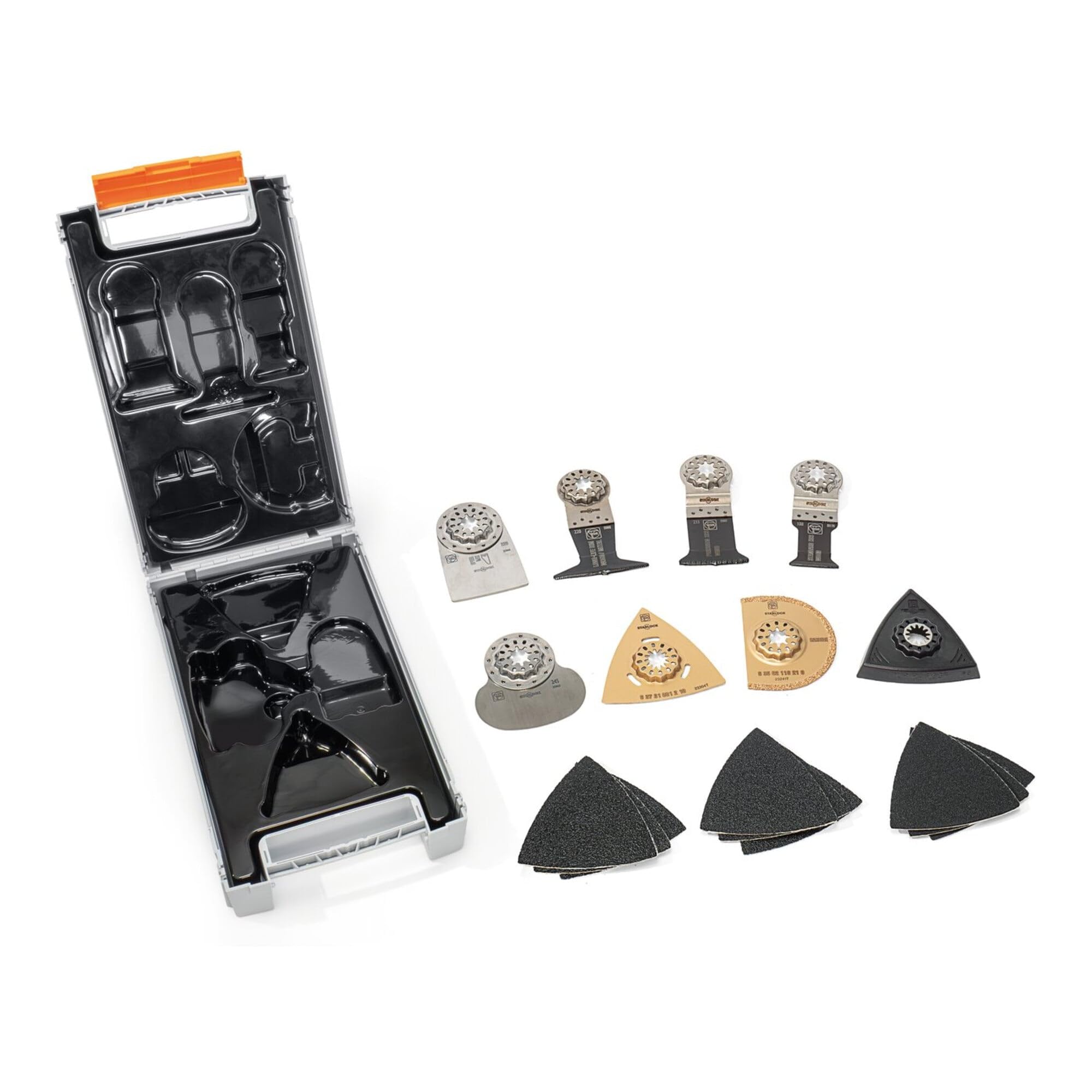 FEIN Starlock PLUS Ultimate Set 23 profesjonalne akcesoria do piłowania, szlifowania, cięcia, skrobania, przycinania i golenia – nasadka Starlock Plus