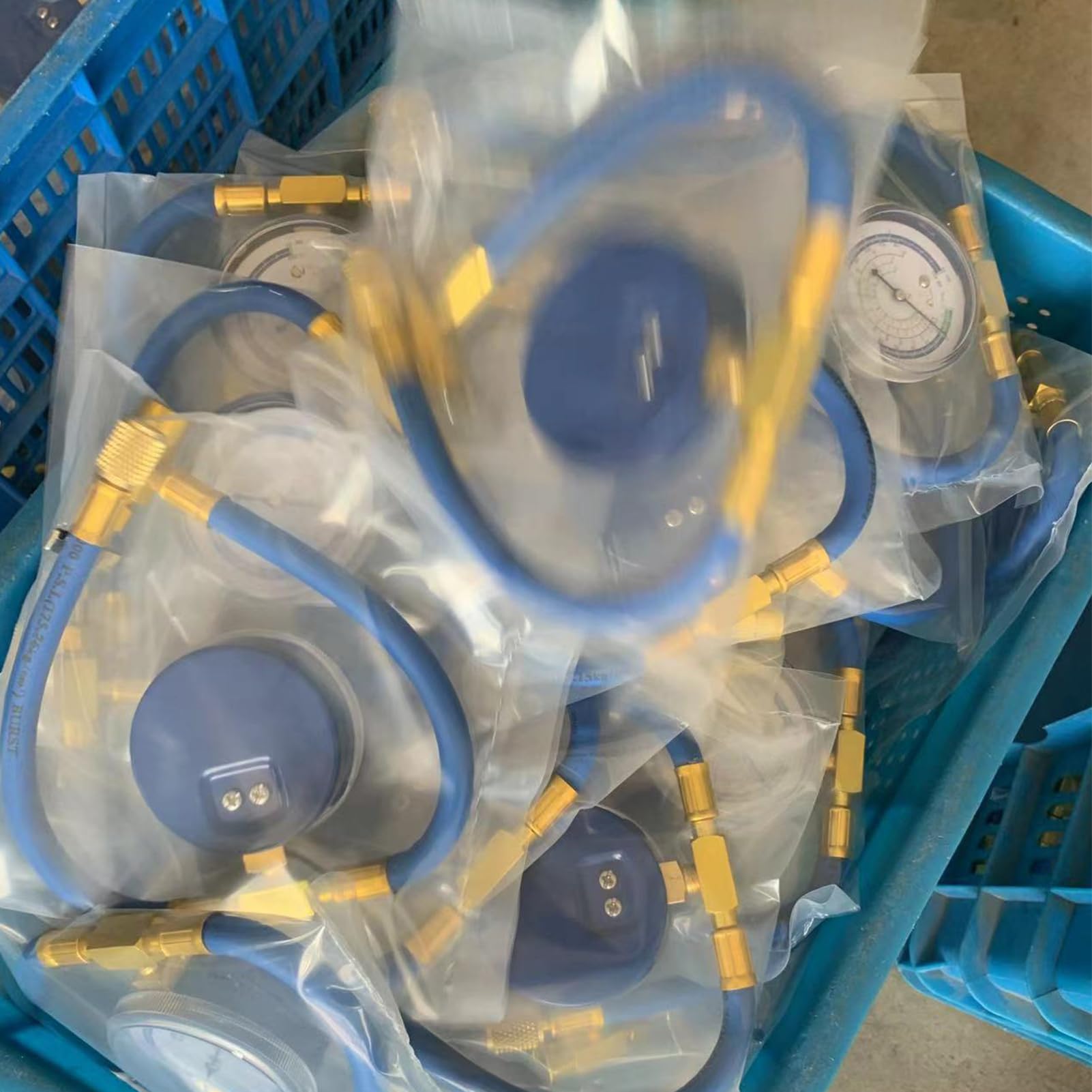 Kit refrigerante auto - strumento di riempimento R134A, manometro collettore di pressione | di ricarica freon per auto, apparecchiature di manutenzione 'aria condizionata per camion SUV B