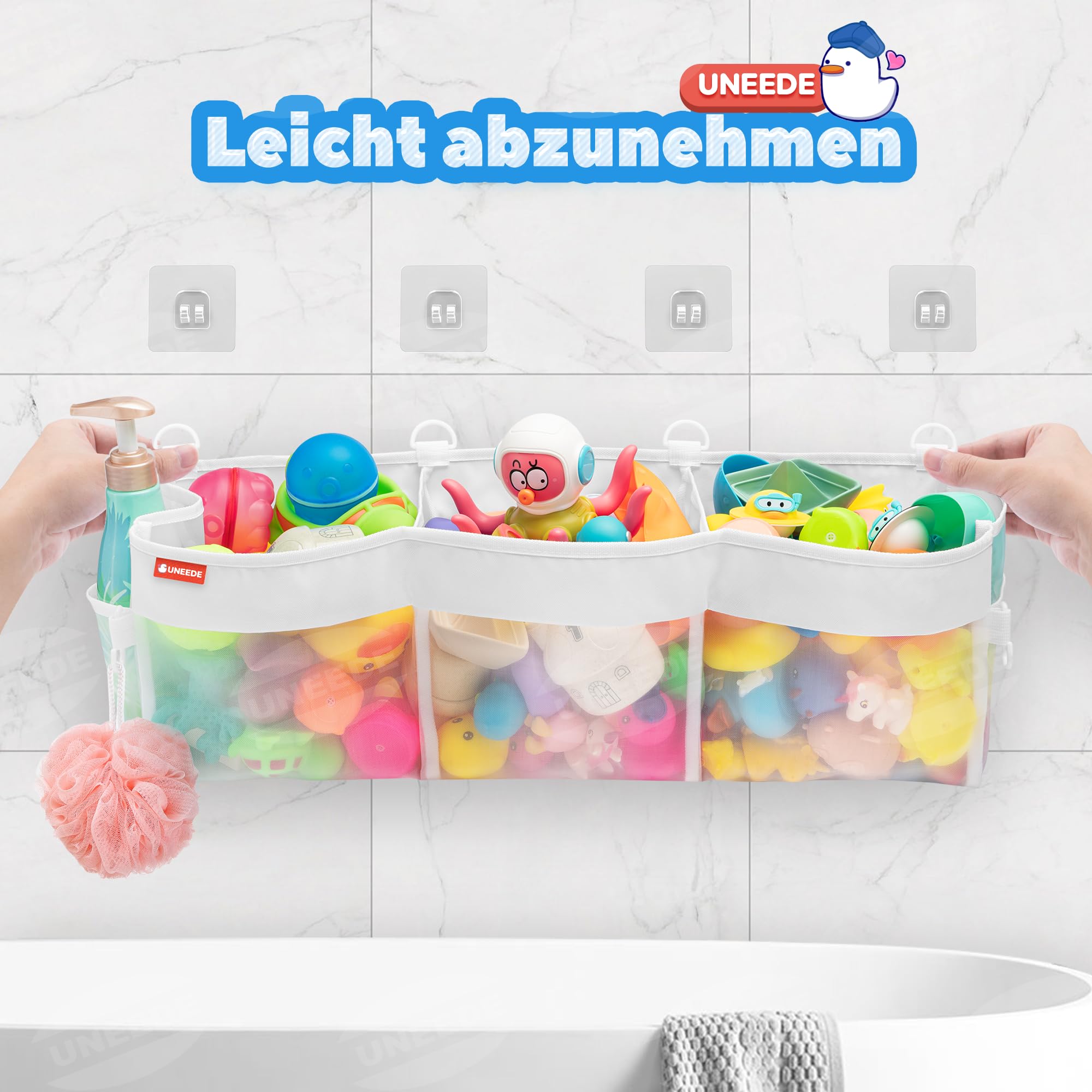 Filet Bain Jouet Bebe Salle De Bains Organisateur Sac De Rangement Suspendu Sac Jouets Bain Filet Jouets Bain