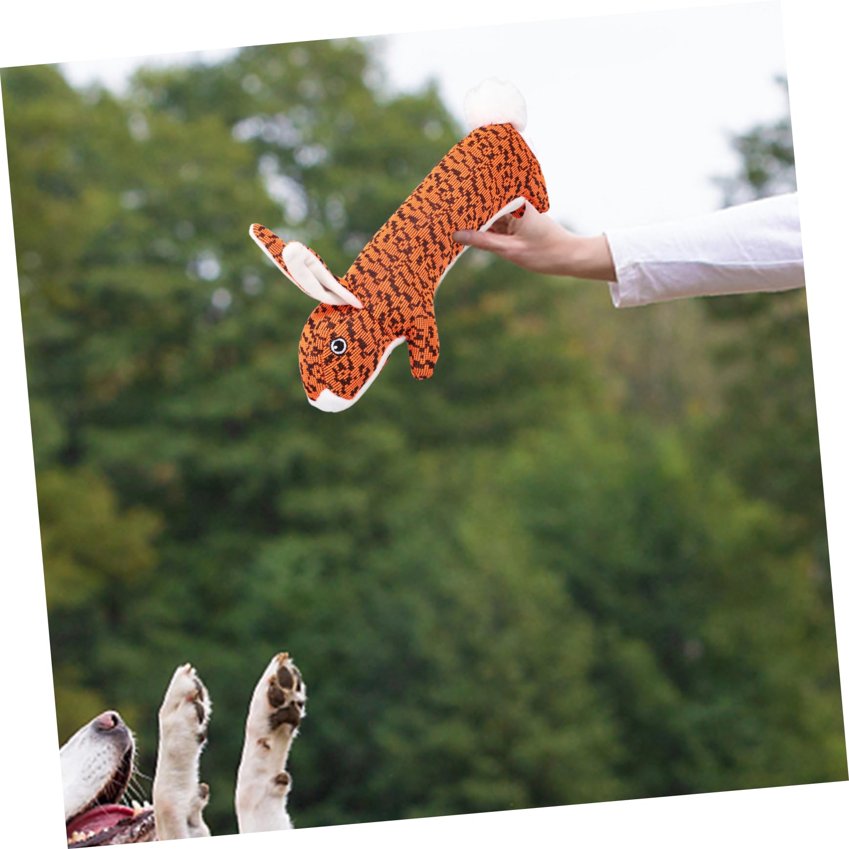 Mipcase 3 Piezas Juguetes Mascotas Juguetes Masticar Juguete Juguete Animal Doméstico Perro Masticar Juguete Pet Squeaky Toy Orange Fly Tejido De Peluche De Juguete Pet Masticar
