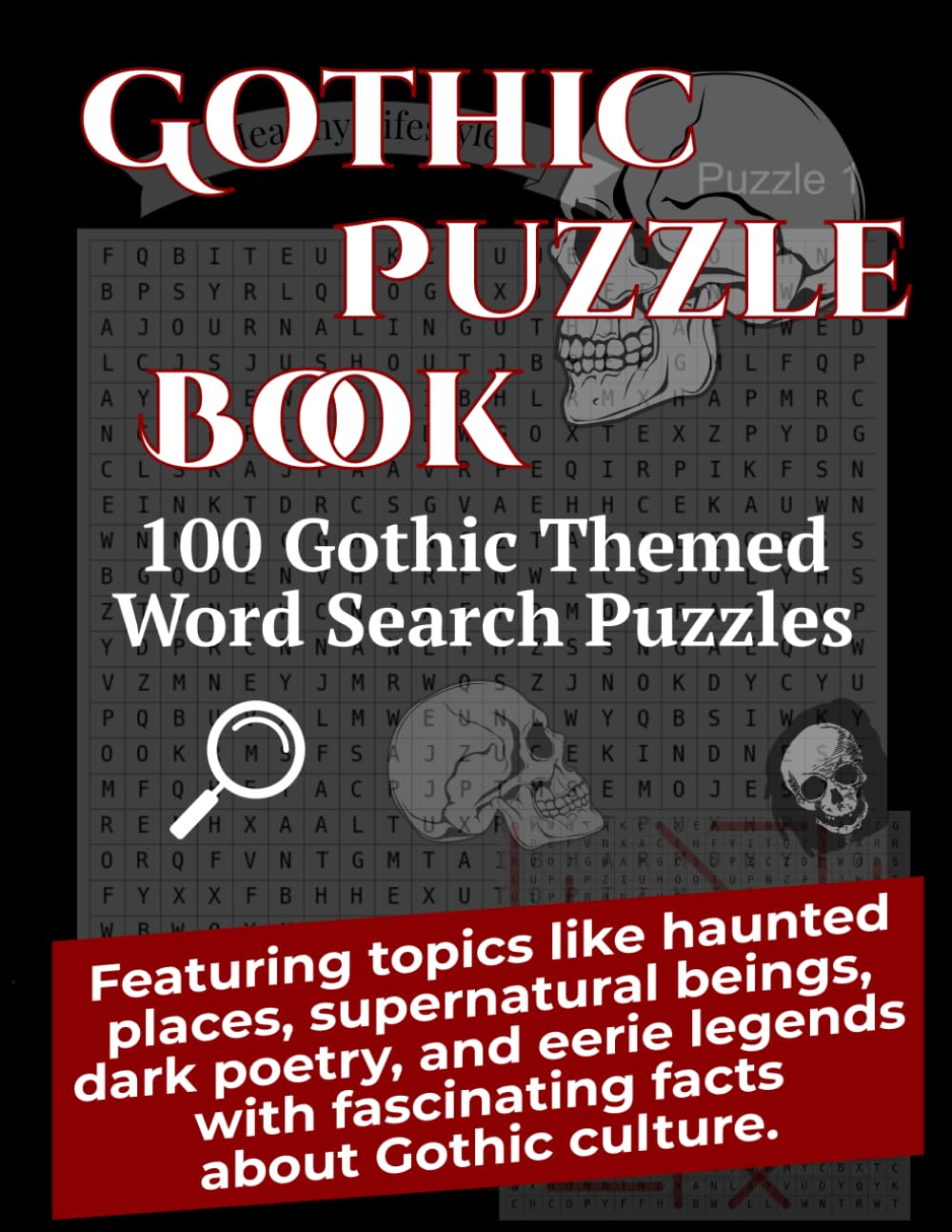 Gothic Word Search: 100 Spooky and Haunting Puzzles