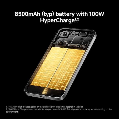 POCO X8 Pro Max, Smartphone 12+512 GB, Flagship Dimensity 9500s, 8500mAh (typ) battery, ultra-bright AMOLED display, 50MP Light Fusion 600 with OIS, White, 1 year extra warranty, Charger Not Included - 9