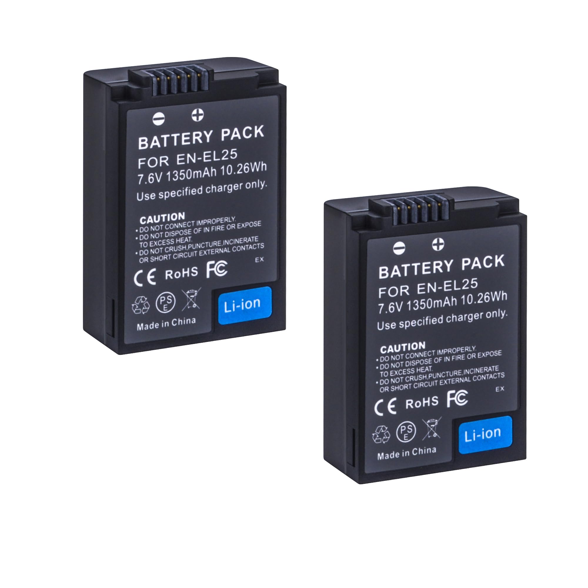 Amazon.com: ANCBD 2-Pack EN-EL25 EN-EL25A Batteries Compatible