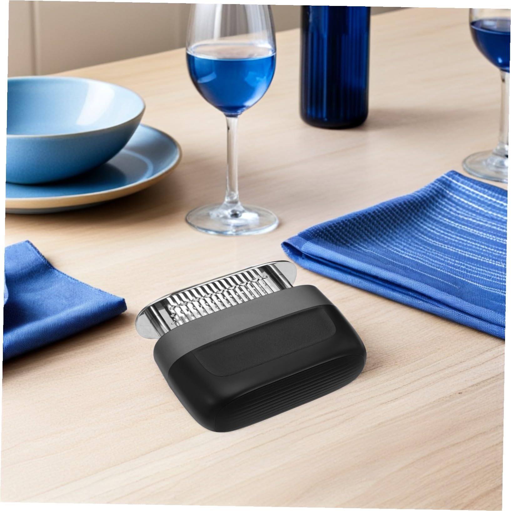 iplusmile Ablandador de Carne de Acero Inoxidable Herramienta de Aguja Metálica para Carne de Res Pollo y Otros Uso Cocina Comercial Ablandador Manual de Alta Resistencia