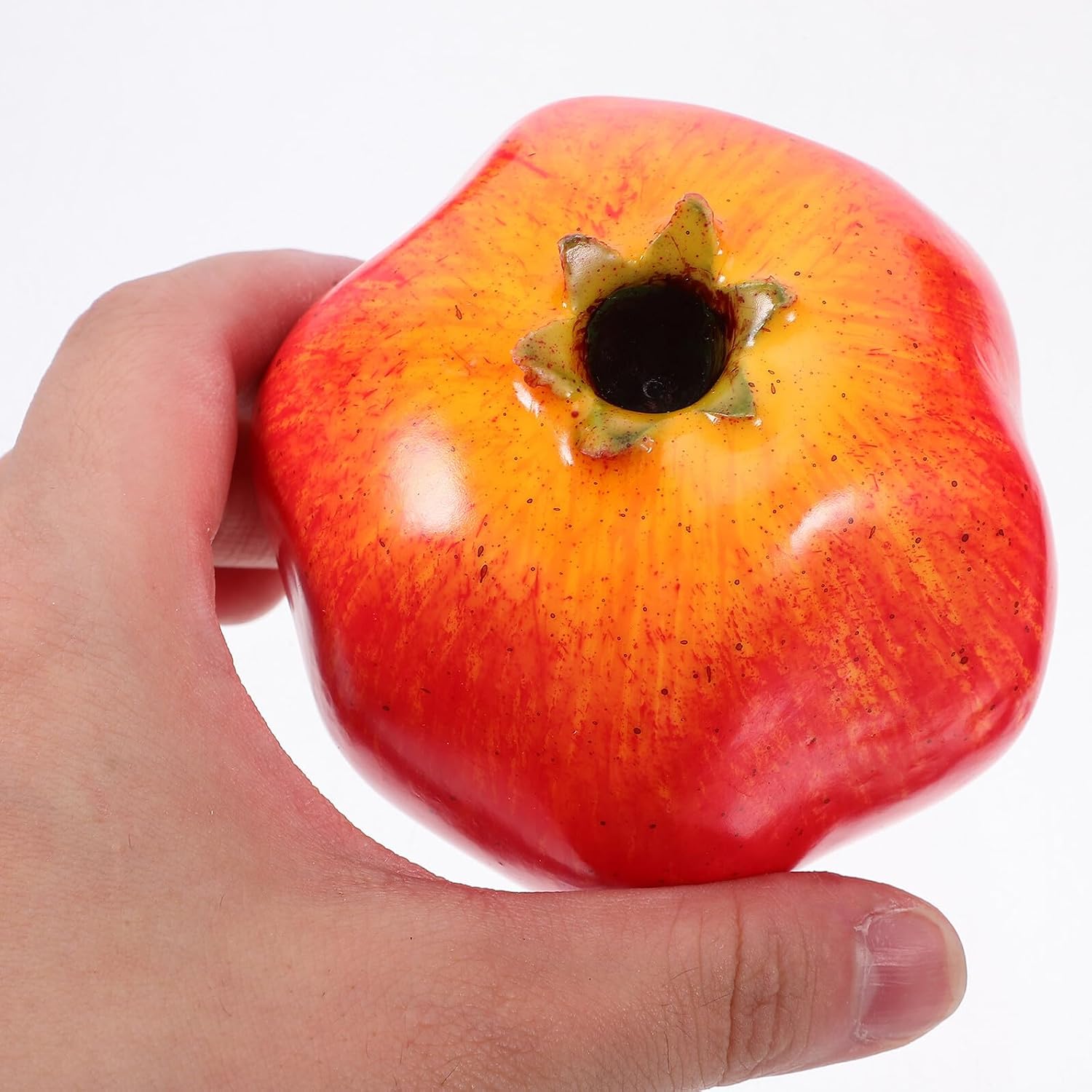 Homoyoyo Lifelike Artificial Fruit Model 6pcs Weighted Foam Faux Home Kitchen Decor Photo Prop Creative Vivid Ornament