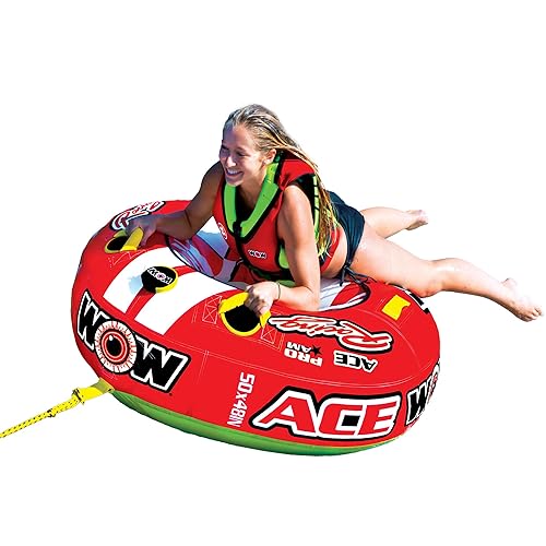 World of Watersports Ace Racing Boat Tube 1 Person Inflatable