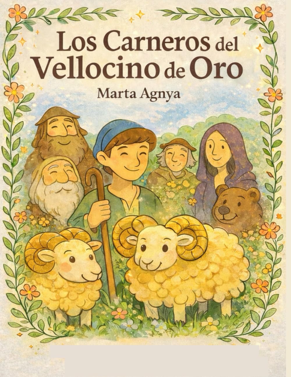 Los Carneros del Vellocino de Oro: Cuento ilustrado para leer, colorear y soñar