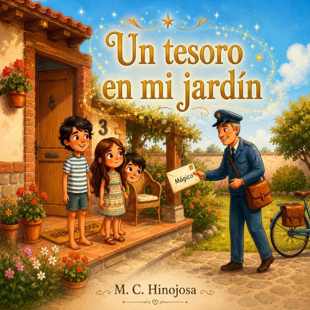Un tesoro en el jardin: Un misterioso mensaje cambiará un día cualquiera en una aventura inolvidable.