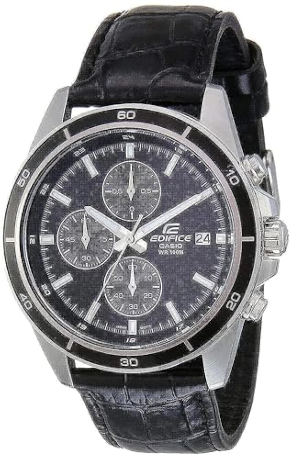 Casio Edifice Men's White Dial Stainless Steel Chronograph Watch