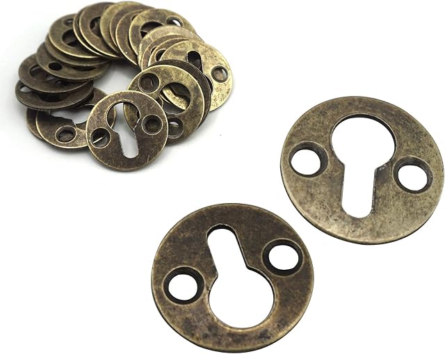 22pack Picture Frame Shelf Mirror 25mm Dia Round Shape Keyhole Brackets Hangers Metal