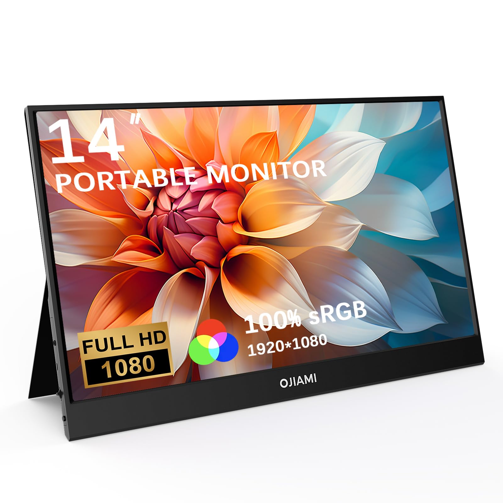 OJIAMI モニター Amazon.com: OJIAMI Monitor portátil de 14 pulgadas FHD 1080P USB-C