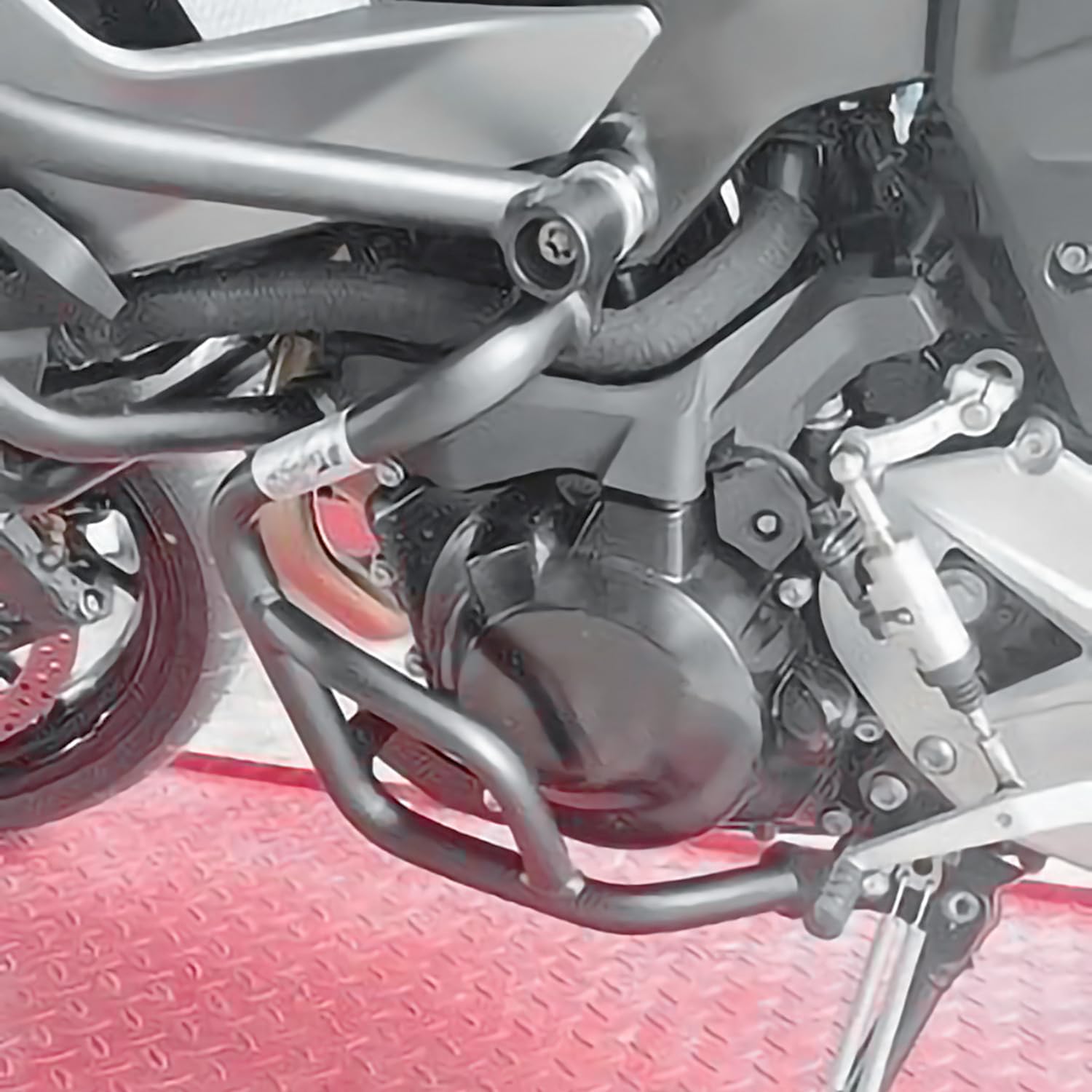 Moto En Acier Au Carbone Autoroute Moteur Pare-chocs Garde Crash Bar Réservoir Protecteur Protecteur De Cadre pour B.M.W F900R F900XR F-900-R F-900-XR F 900 R/XR 2020 2021 2022(Inférieur)