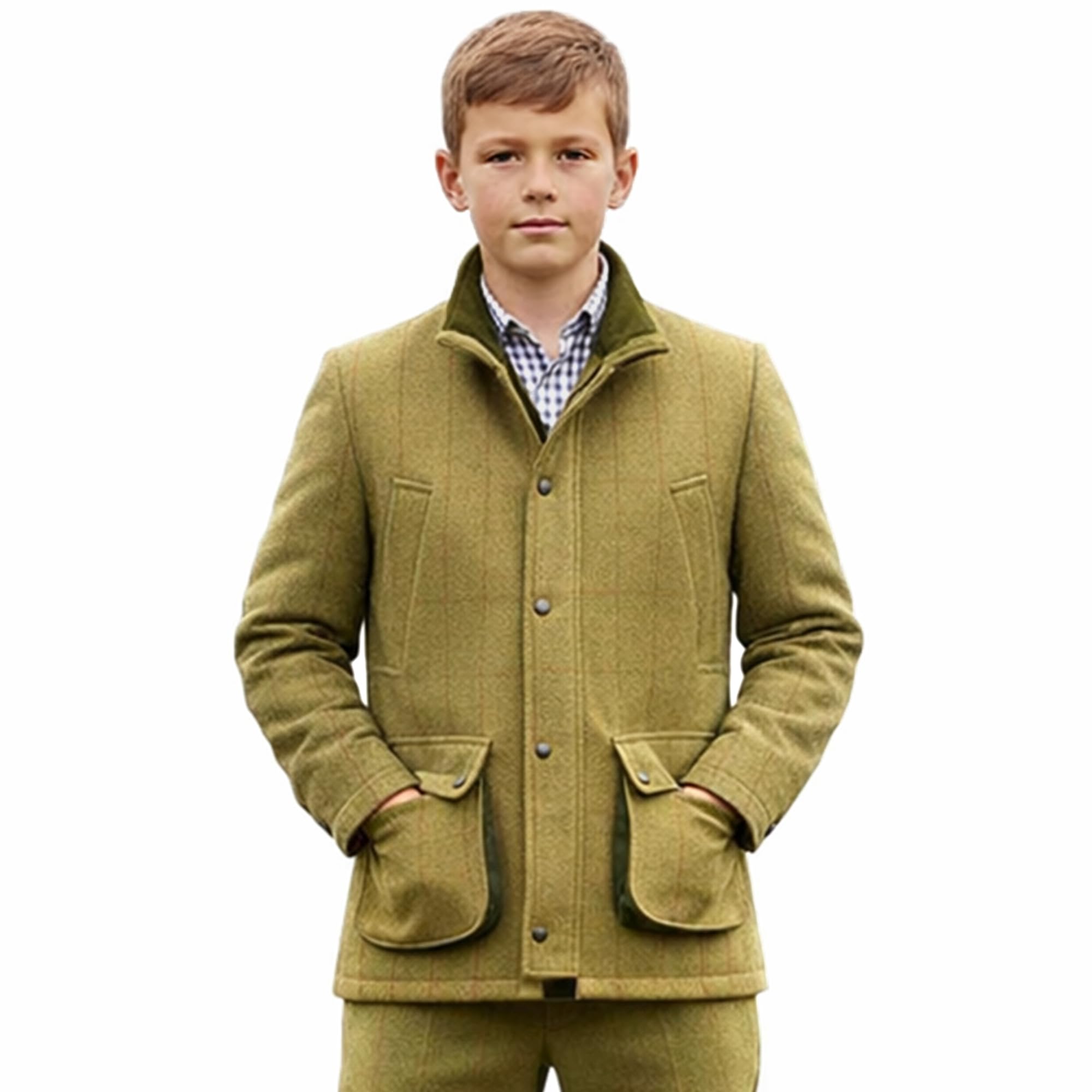 Game Technical Apparel Kids Derby Coat Tweed Shooting Hunting Country Jacket (13-14 Years)
