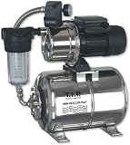 T.I.P. 31155 Domestic Waterworks, HWW Inox 1300 Plus F, Stainless Steel with Pre-filter - 1