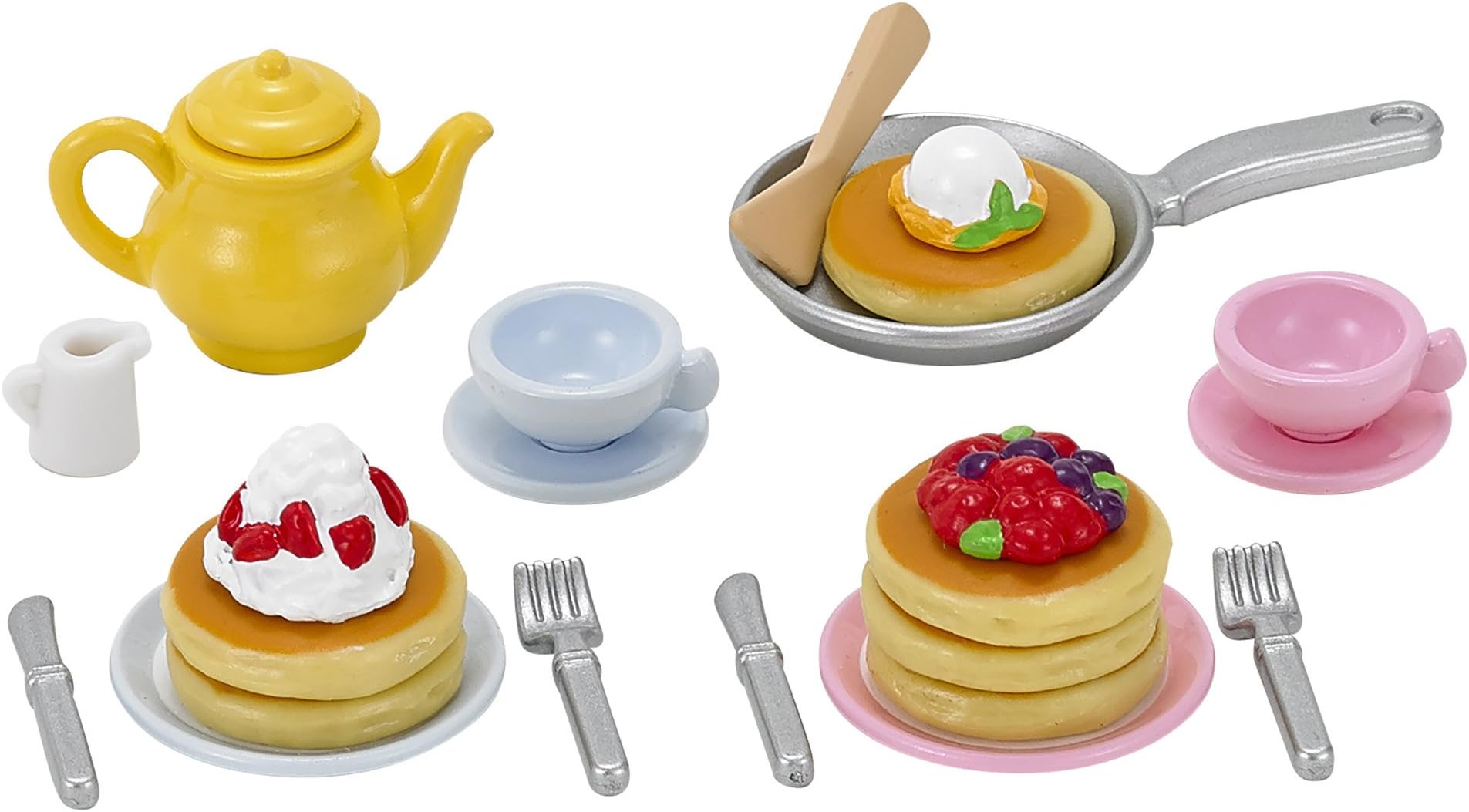 1 X Sylvanian Families Furniture fluffy pancake set