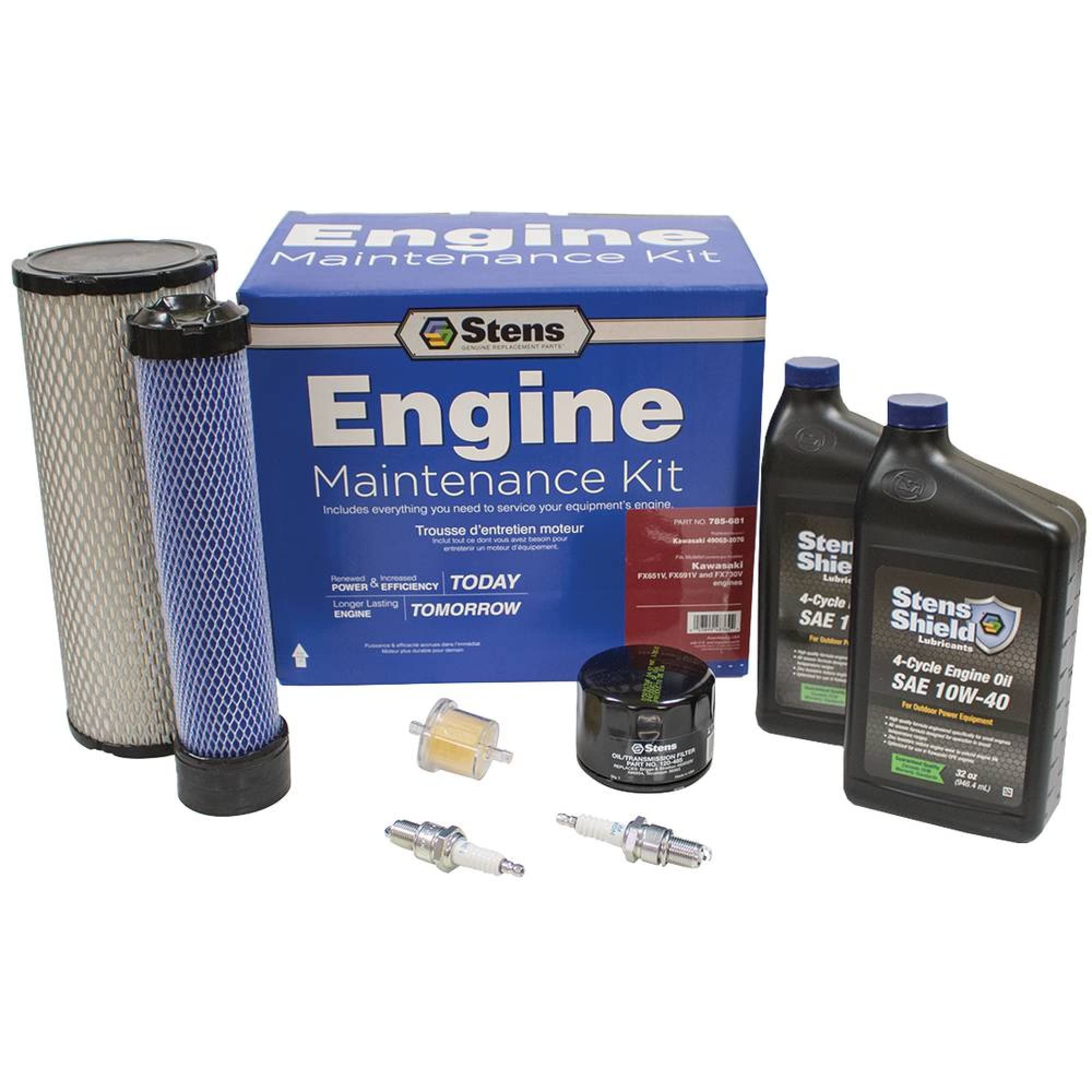 Compatible with Kawasaki Ninja 250 250R EX250 E F J SE OEM Oil Change Kit KAW09