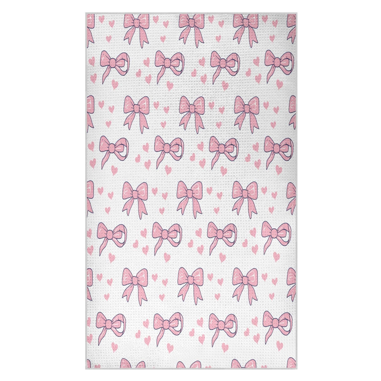 JiangGgen Bow Kitchen Towel 1-Pack Soft Absorbent Dish Towel