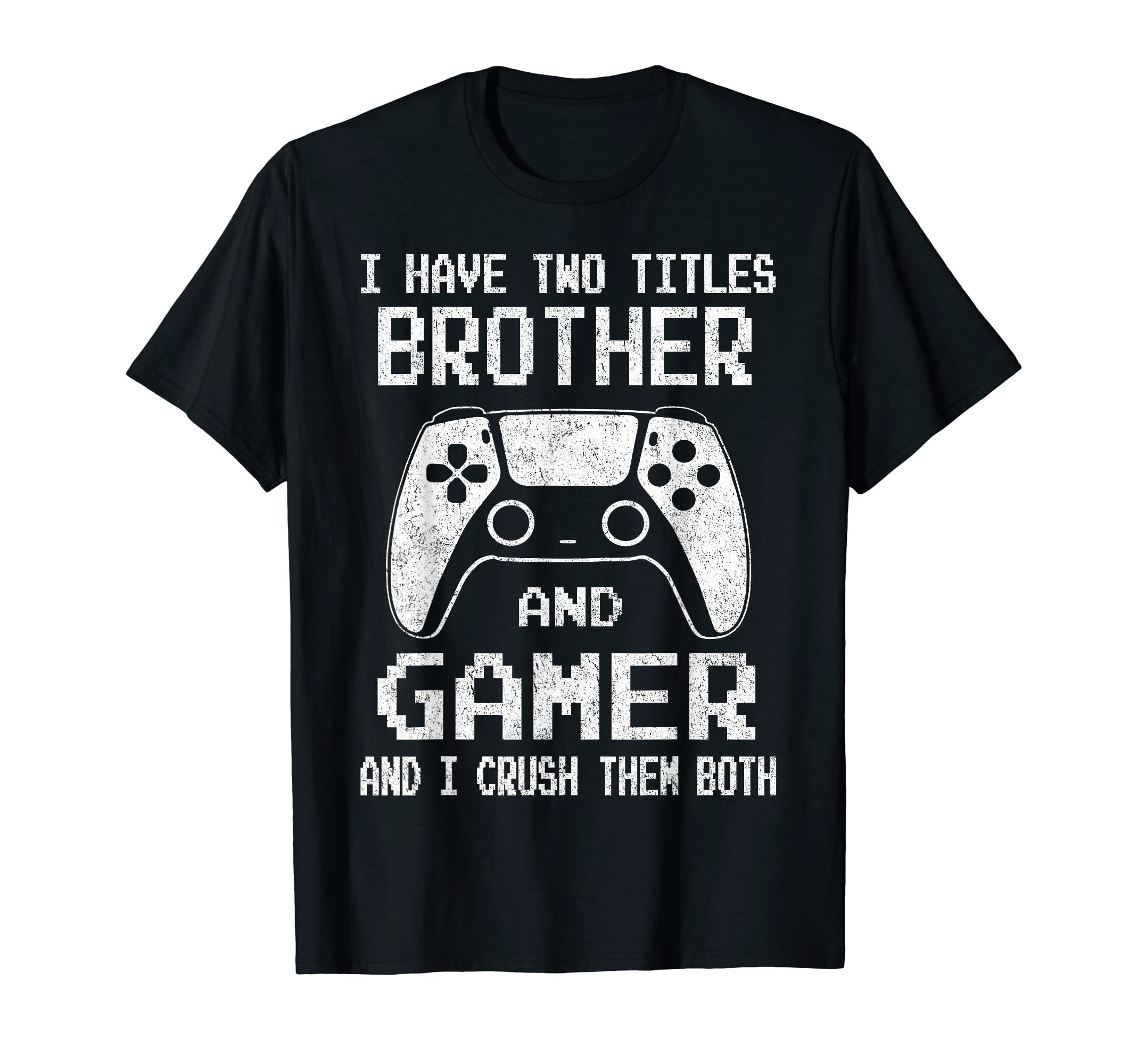 Funny Gamer Vintage Video Games For Boys Brother Son T-Shirt