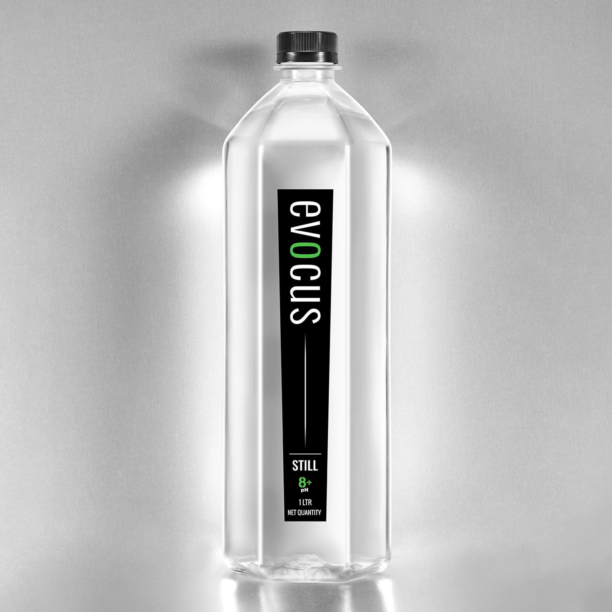 Evocus Still | 8+ pH | Alkaline Water| Crafted Premium Water with essential Minerals | Pack of 12 (1L Each)