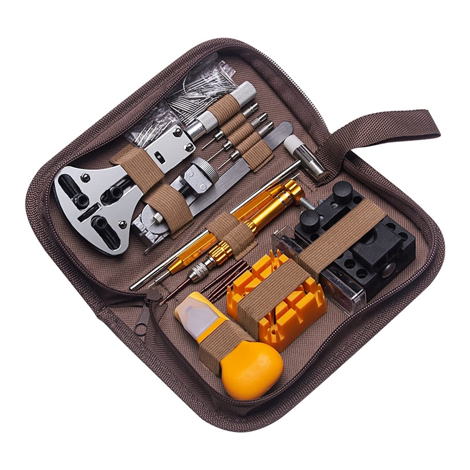 KJSHXYG 149Pcs Watch Repair Tool Kit Watch Link Pin Remover Case Opener Spring Bar Remover Repair Tool Kit Watch Repair Tool Kits