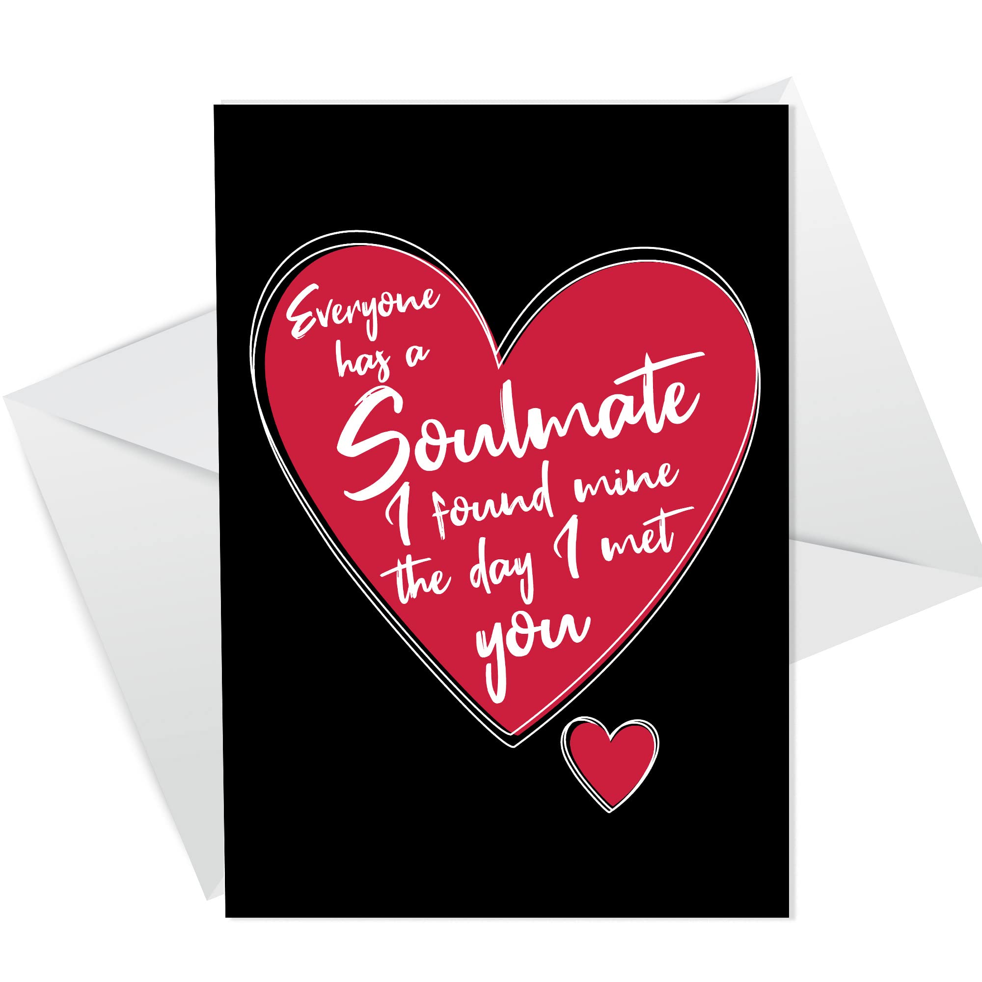 Valentines Day Cards For Him Her Soulmate Card Anniversary Card For Boyfriend Husband Wife Girlfriend