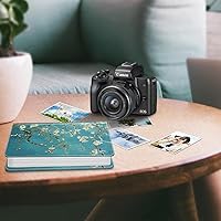 Vista 6 de Fintie Álbum de fotos para fotos de 4 x 6 pulgadas, 112 bolsillos, cubierta de cuero vegano, álbum de memoria para cumpleaños, aniversario familiar