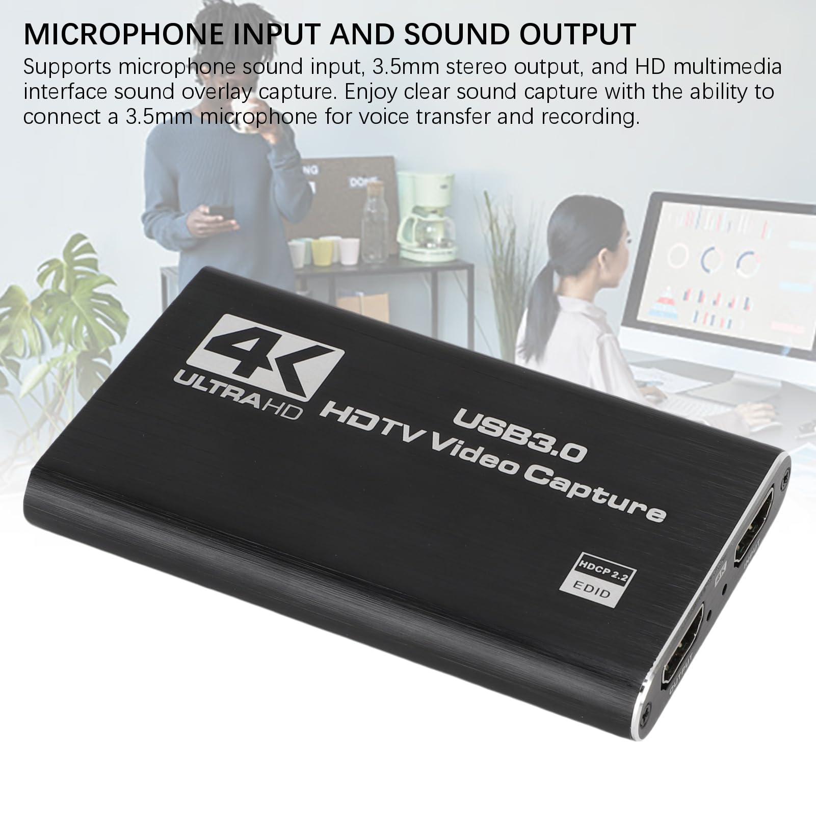 Karta Przechwytywania Wideo 4K HDMI, 1080p 60fps, HDMI do Karty Przechwytywania USB 3.0 dla Przełącznika, na Pokład Parowy, dla ROG Allydvd, DSLR, HDTV, Aparat, Kamery