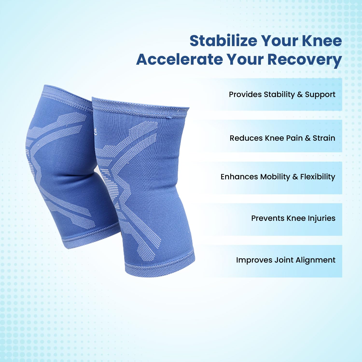Leeford Soft designer Knee Support For Men & Women(M, Blue) Knee Caps For Women/Knee Cap For Men/knee brace for knee pain relief products/knee pad/leg sleeves for men gym/knee support for women Leeford Soft designer Knee Support For Men & Women(M, Blue) Knee Caps For Women/Knee Cap For Men/knee brace for knee pain relief products/knee pad/leg sleeves for men gym/knee support for women