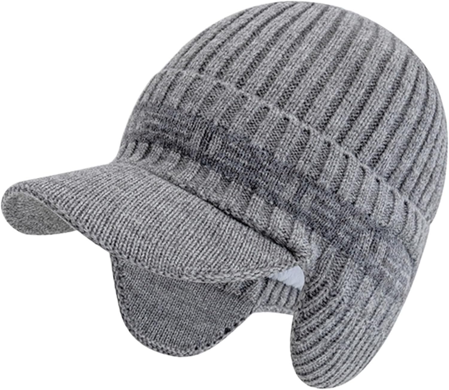 Plush Fur Lined Winter Hat with Earflap Men Outdoor Keep Warm Cap Father for Winter Warmth