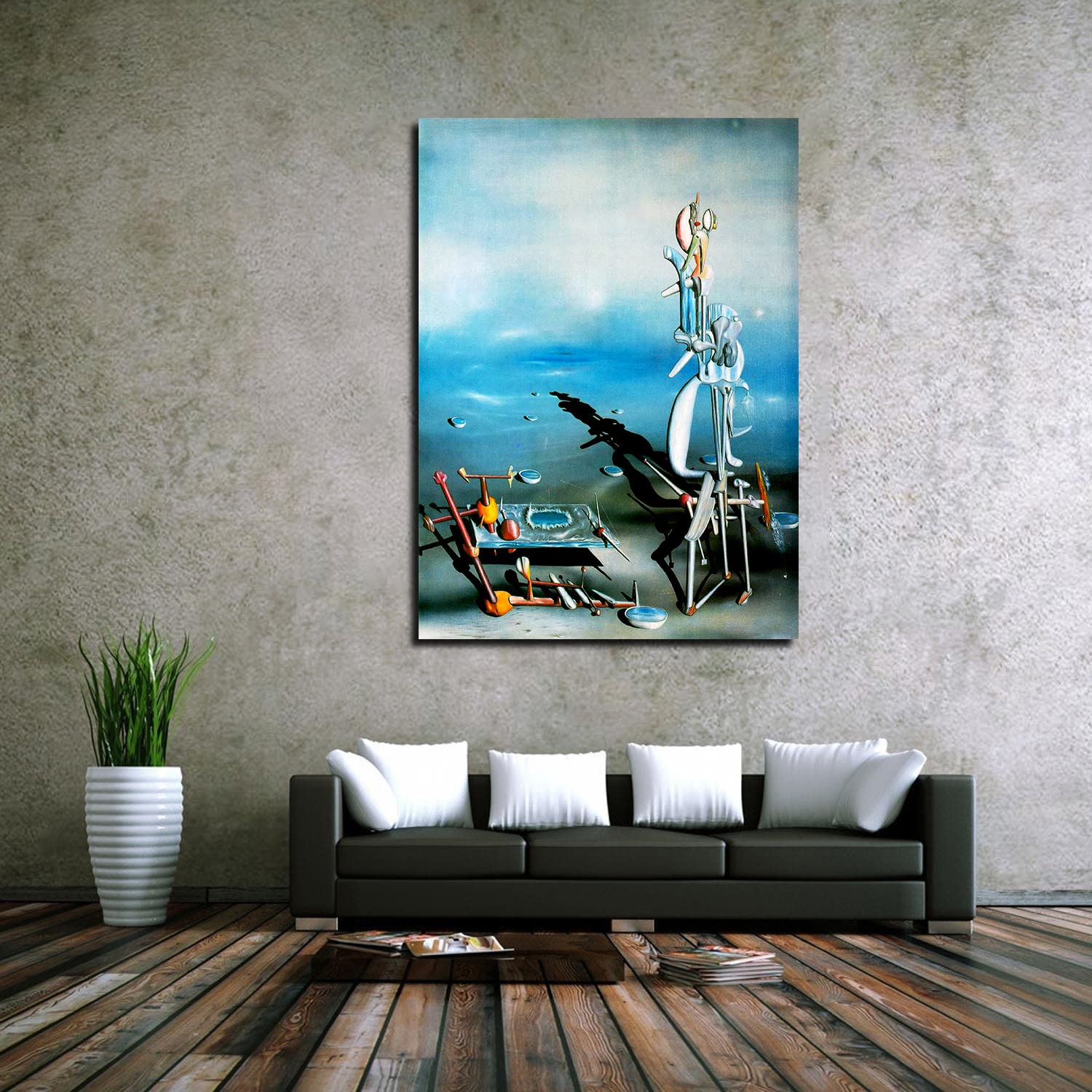 Amazon.com: BOHU ARTS Yves Tanguy Painting Art Print Divisibilité
