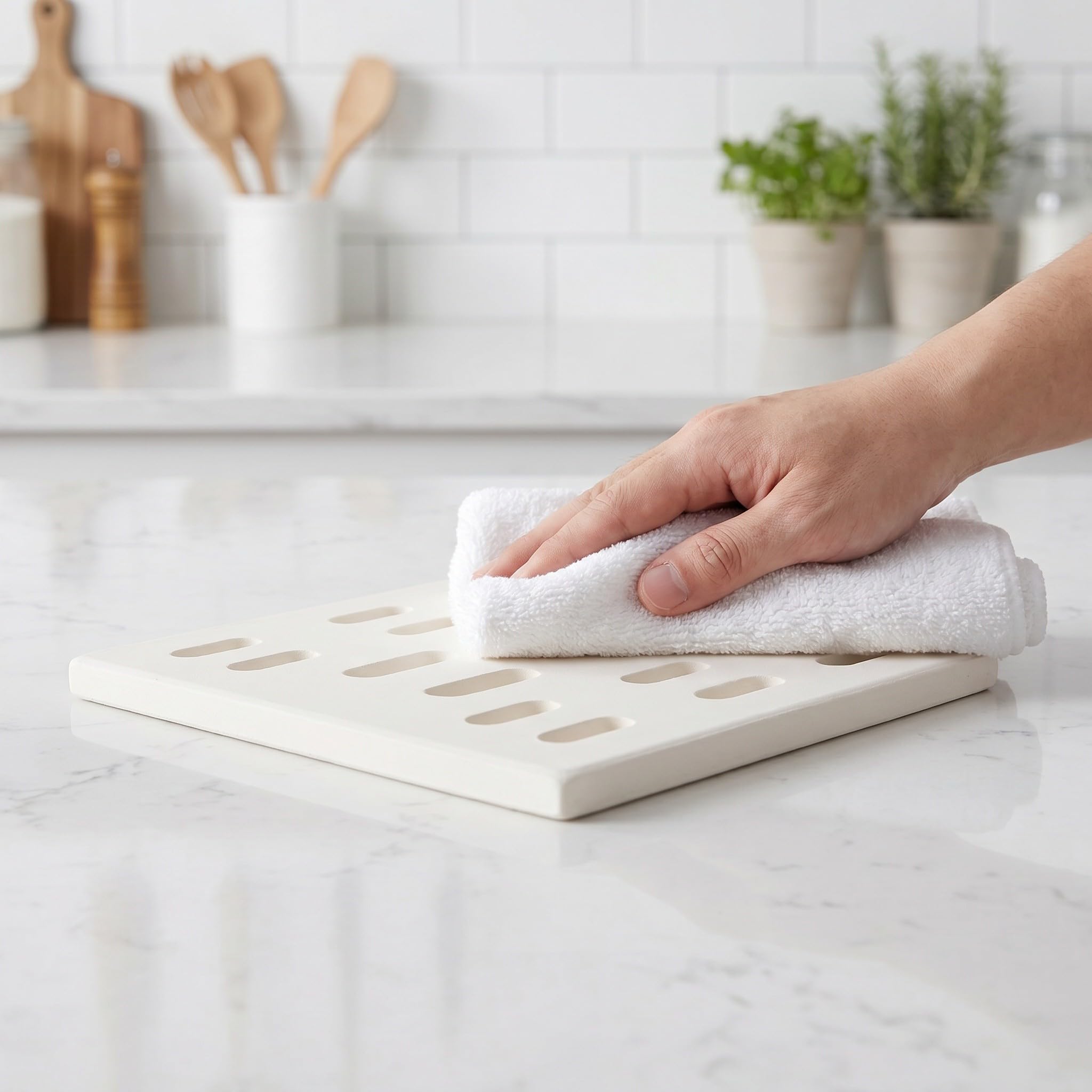 ibasenice Diffusore di Fiamma in Mattoni ceramici - Piastra radiante per Barbecue a Gas da 8x7,2 Pollici - Bricchetti in Ceramica Resistenti, Ideali per grigliate estive.