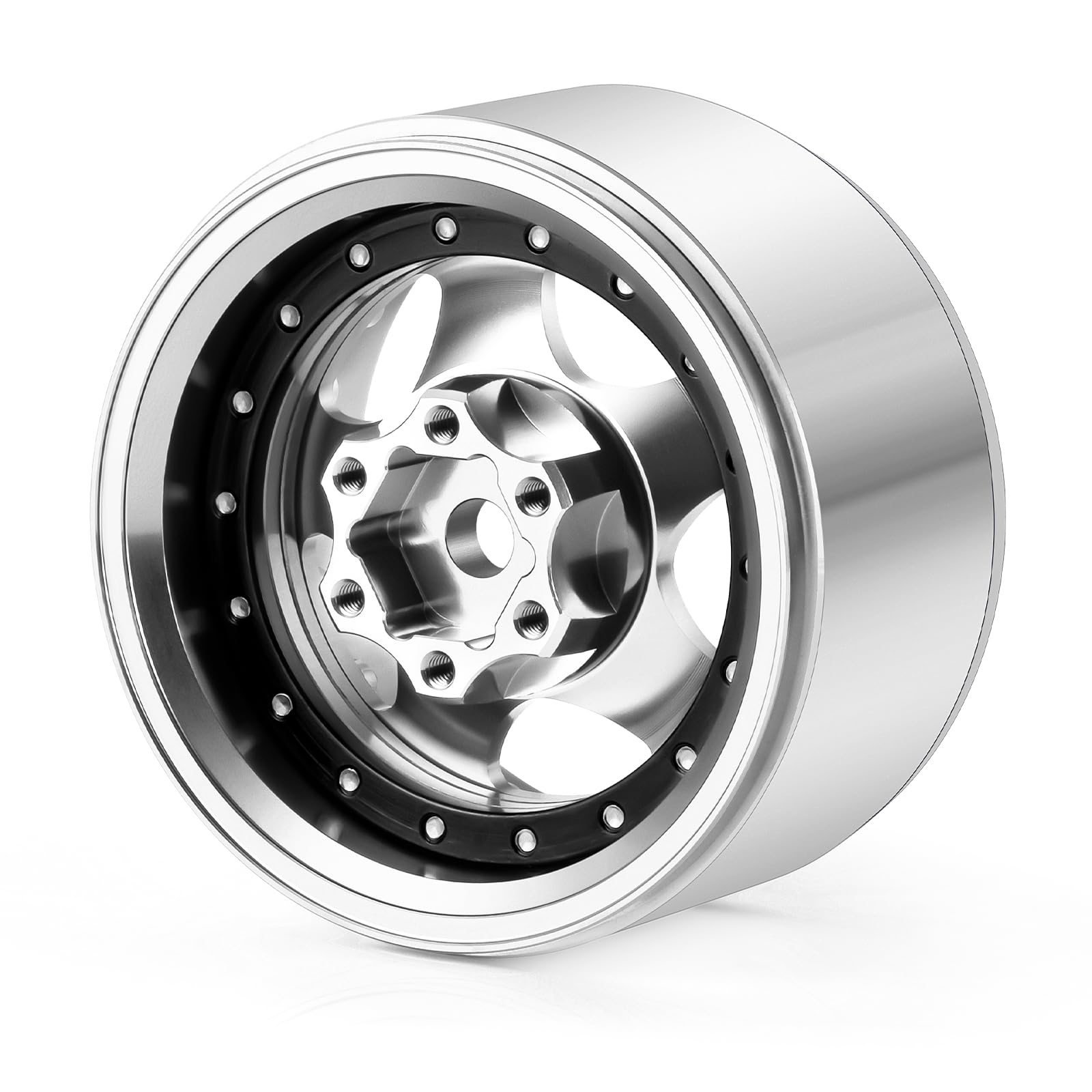 Amazon | TRZX 4個 アルミ製 1.9インチ ビードロックホイール