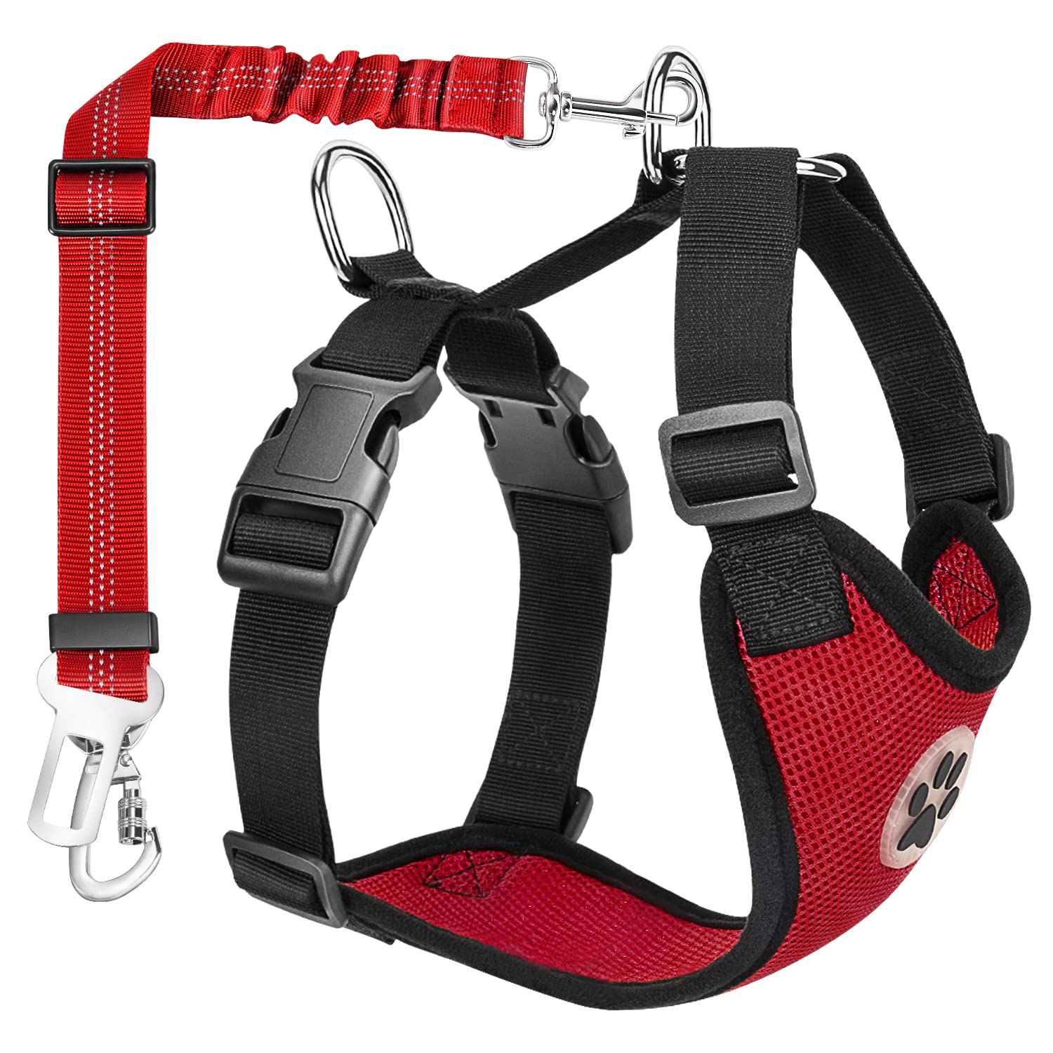 Nasjac Dog Car Harness with Seat Belts