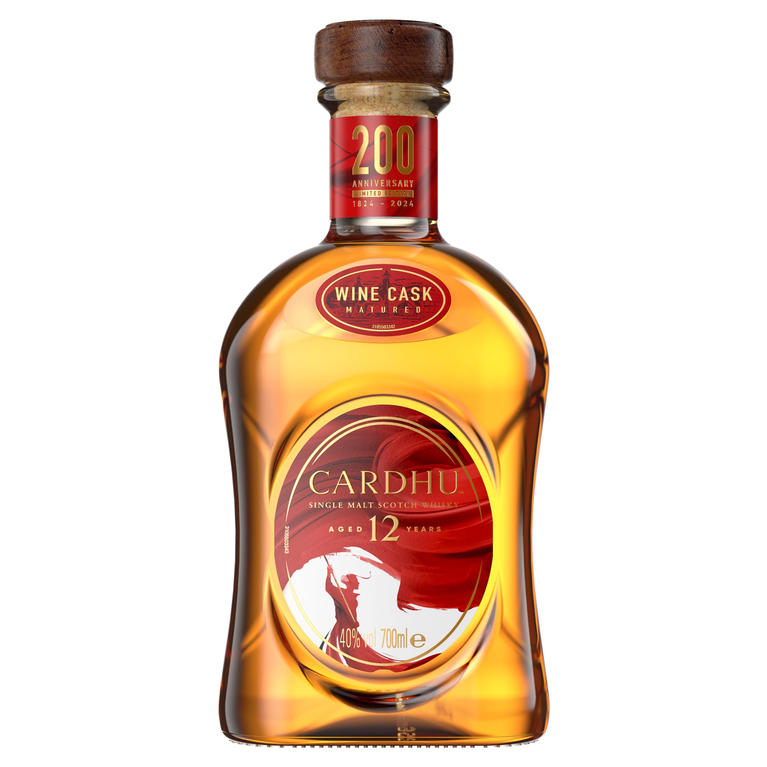 Cardhu 200 Ans, Edition Limitée, Whisky Ecossais Single Malt, 40% vol, 0.7L