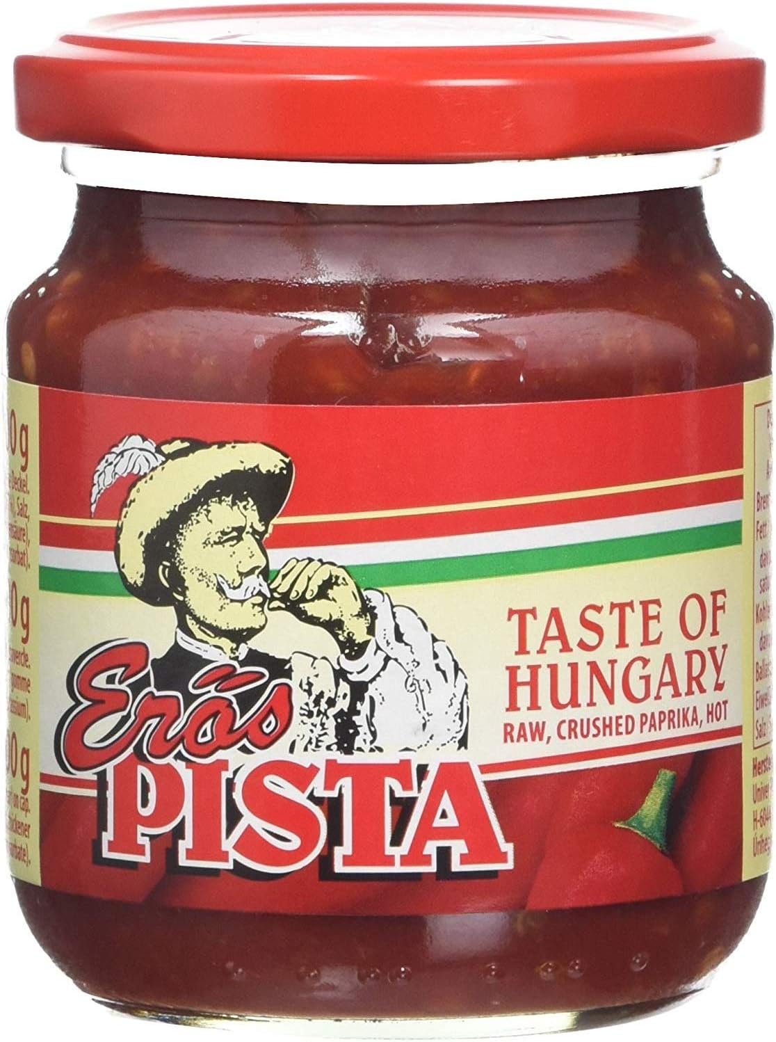 Hungarian Freshly Crushed Paprika - Hot 200g (Eros Pista)