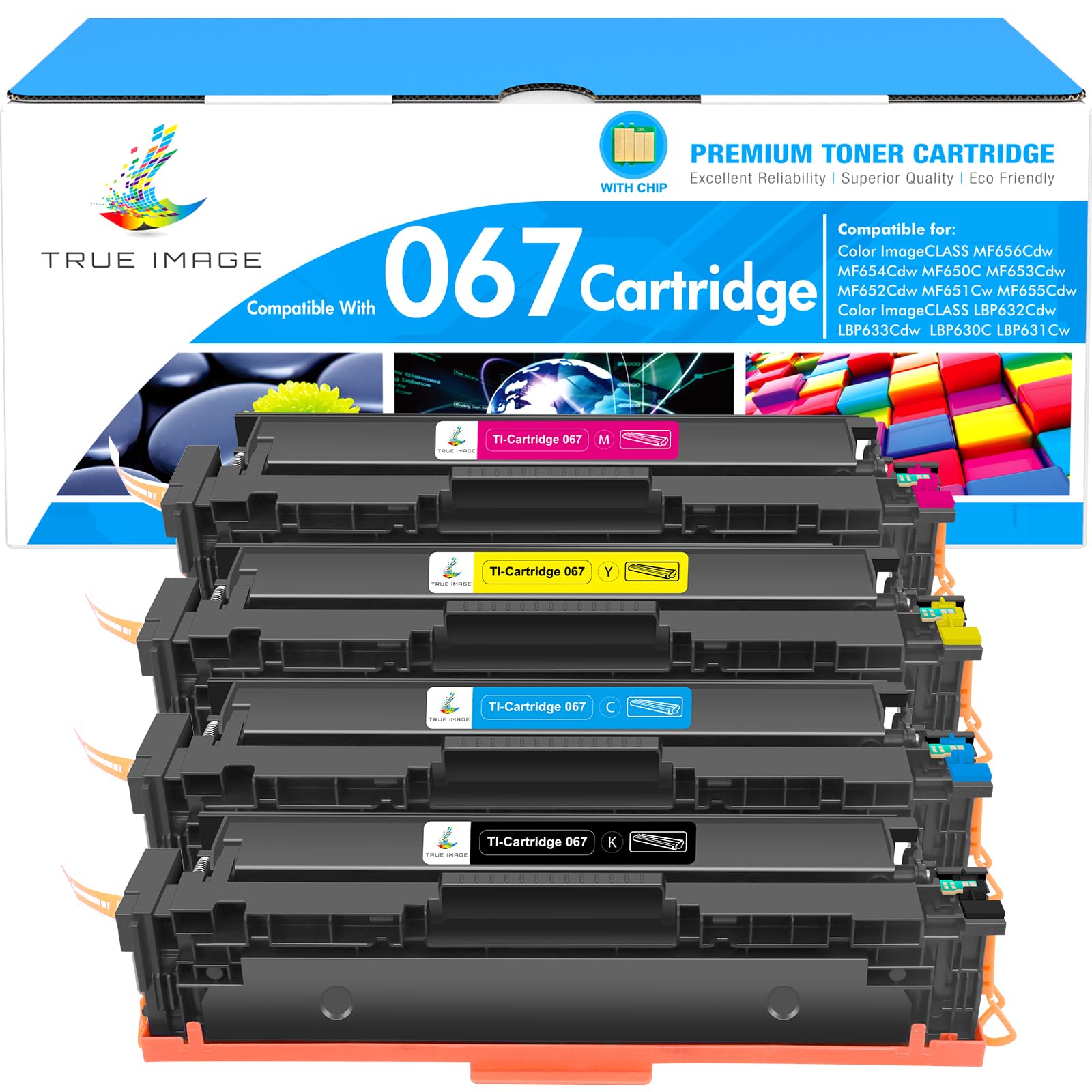 Amazon.com: 067 Toner Cartridge Set 067H MF656Cdw MF654Cdw MF650C
