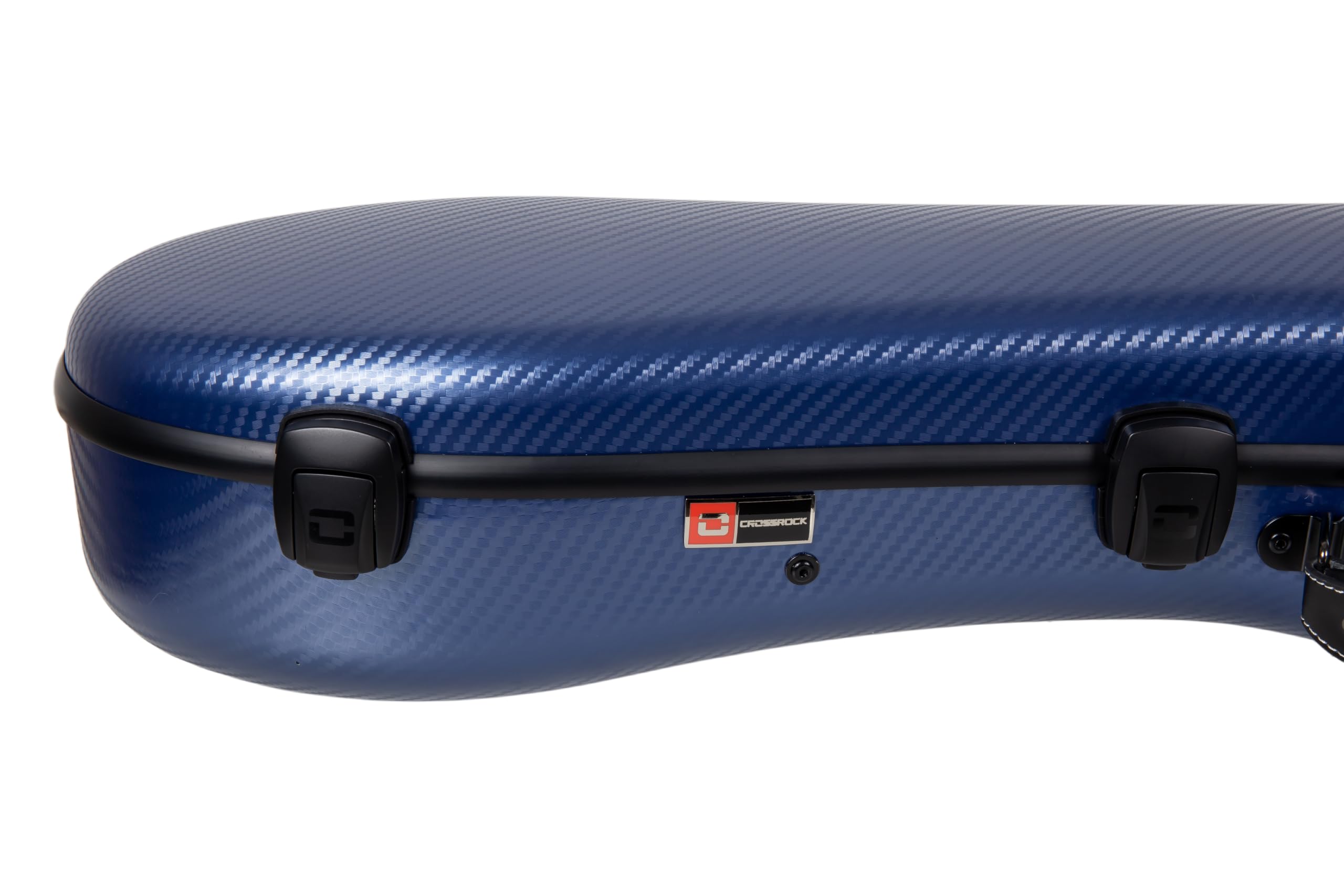 Crossrock Poly Carbon pasuje do gitar klasycznych 4/4, etui odporne na zarysowania w kolorze niebieskim (CRF4020CBL)