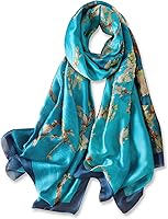 vimate Women's Large Silk Feeling Scarf - Long Satin Neck Scarf, Sunscreen Shawl, Headscarf Wrap (70.8x33.5")