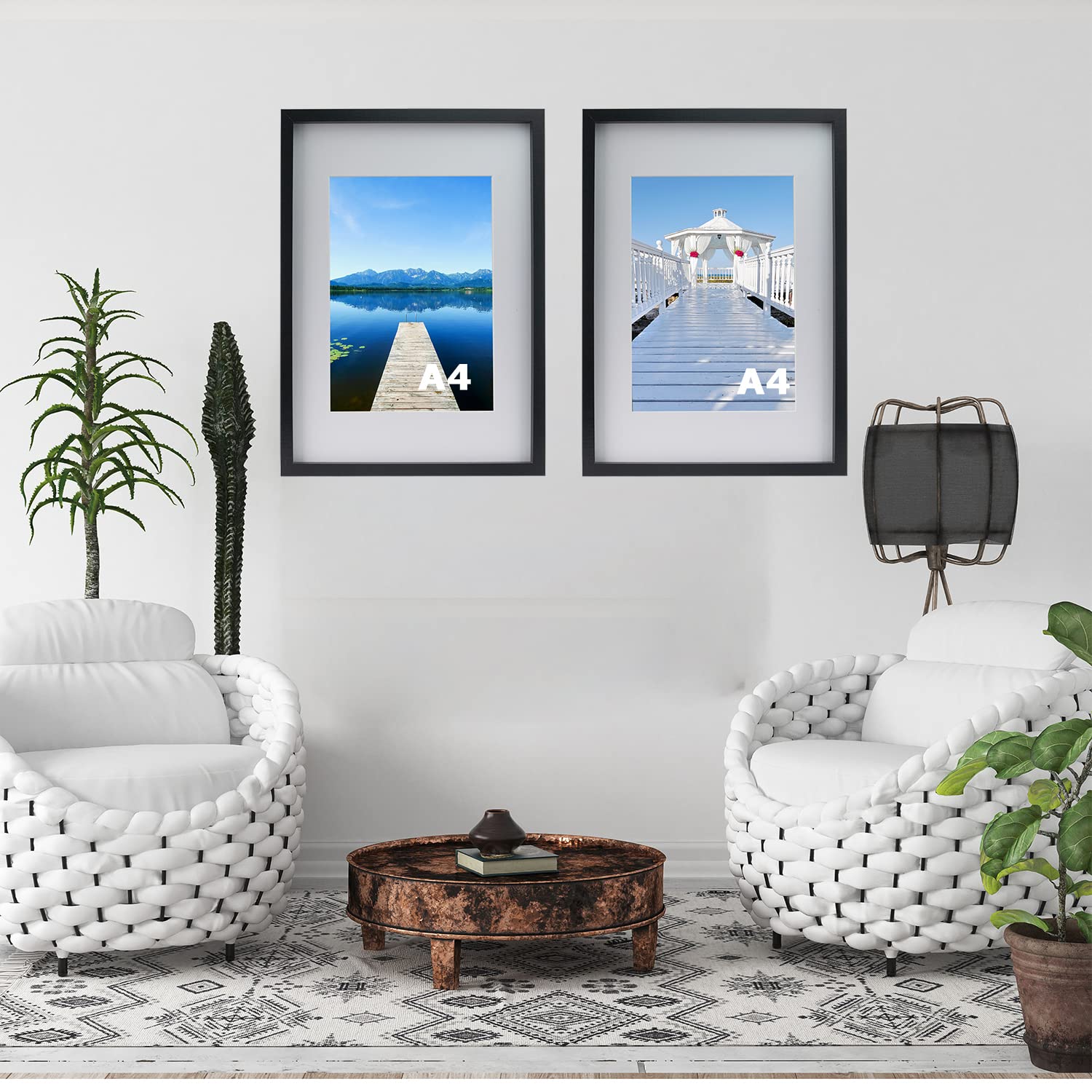 Cornice 30x40 con passepartout per foto 20x30 – Ranin Cornici