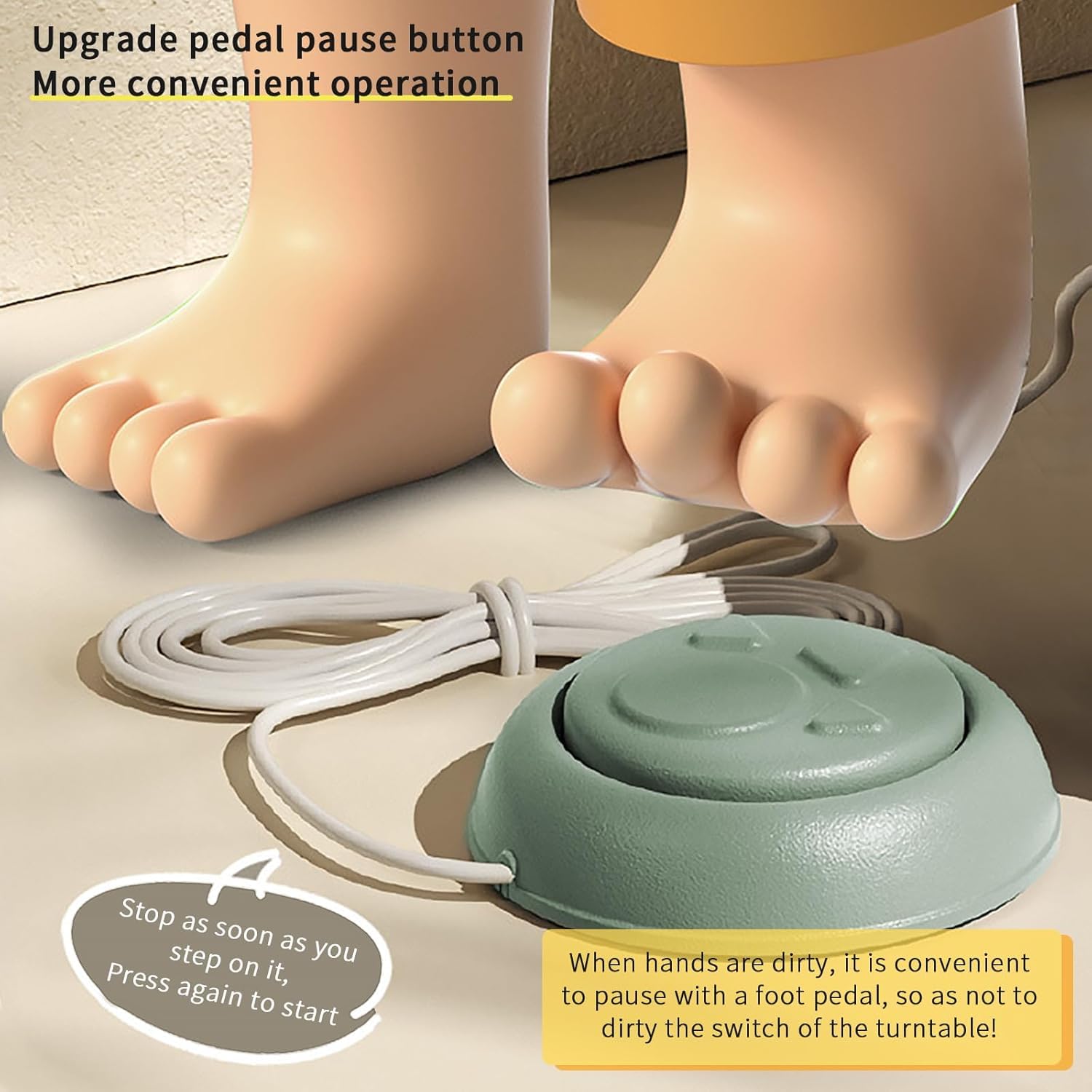 Kit ruota elettrica in ceramica con piatto girevole staccabile e strumenti in argilla per principianti e hobbisti