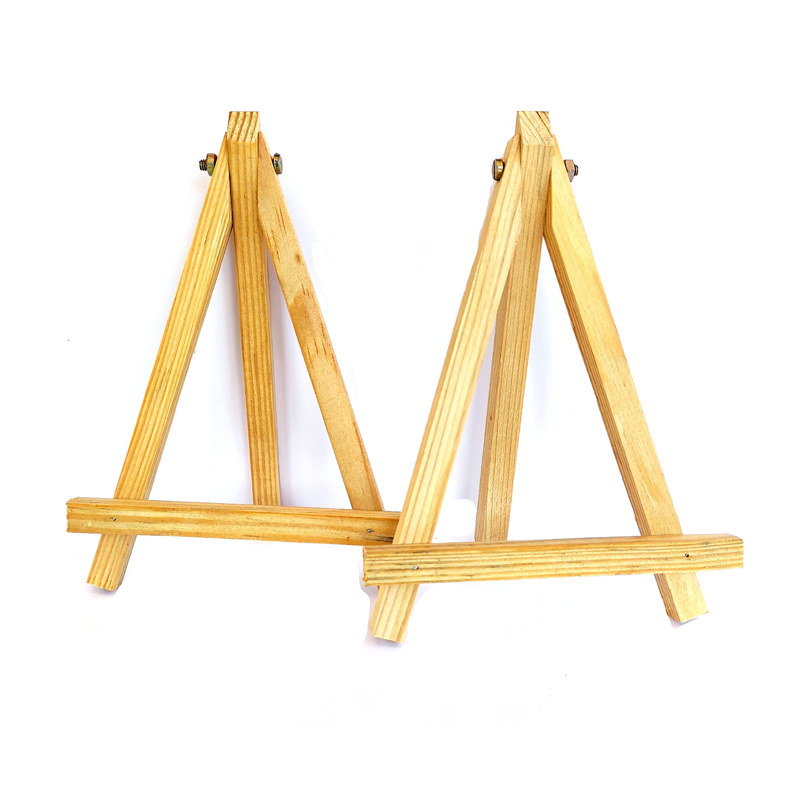 ORMANGO 7 Inch Mini Wooden Painting Easel Stand - Portable, Stylish Display for Miniature Artworks - Durable Wood Material - Ideal for Desk and Tabletop (20)