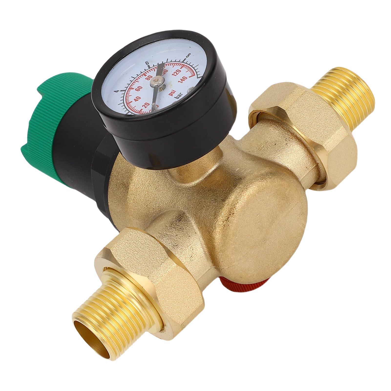 Regulator Ciśnienia Wody z Miernikiem 0-1Mpa (1/2 cala (DN15))