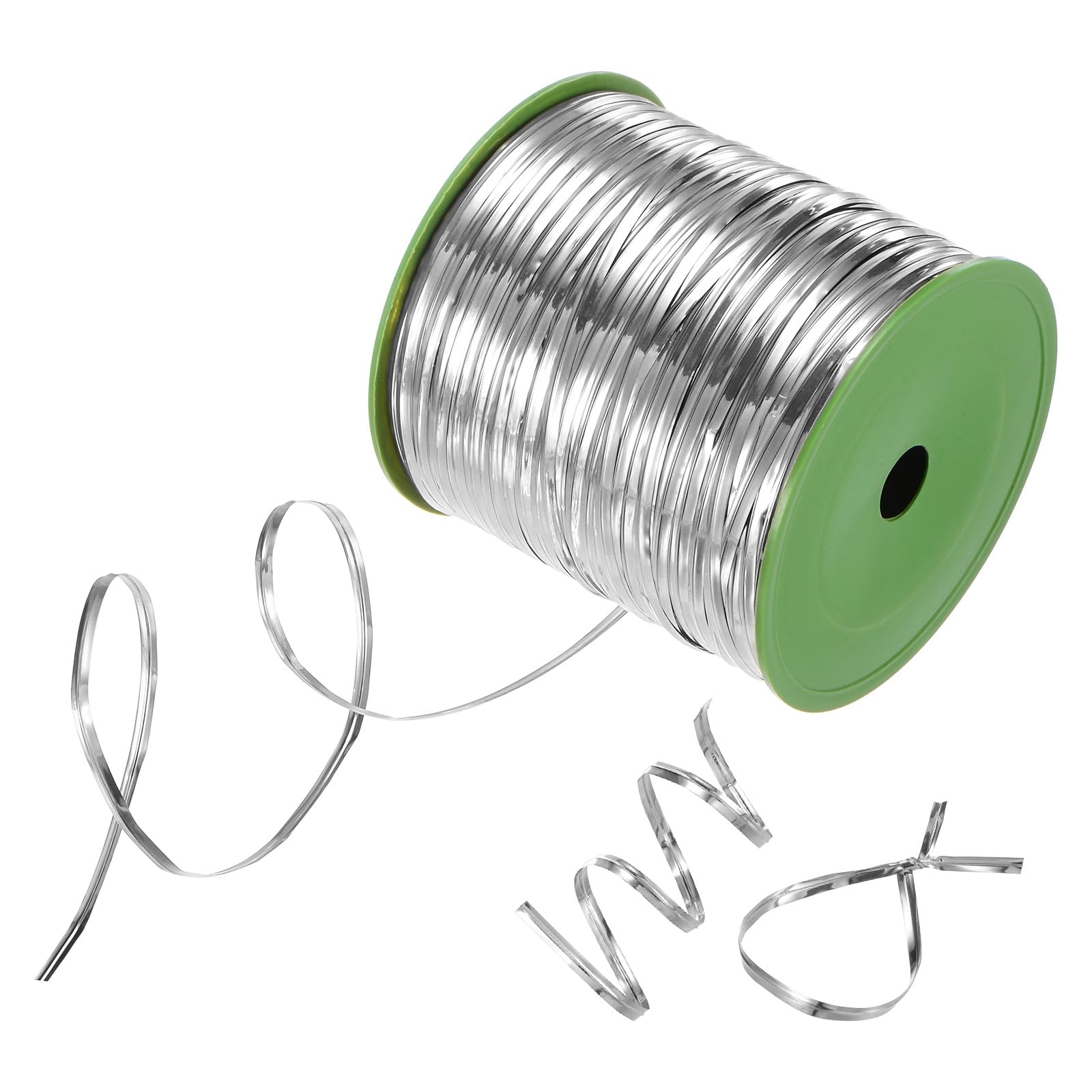 M METERXITY Twist Ties 500 Yards Metal for Party Decoration, Silver