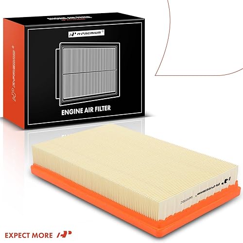 Miniatura 8 de A-Premium Filtro de aire de motor compatible con Chrysler PT Cruiser 2006 2007 2008 2009 2010, panel flexible, repuesto # 4891691AA